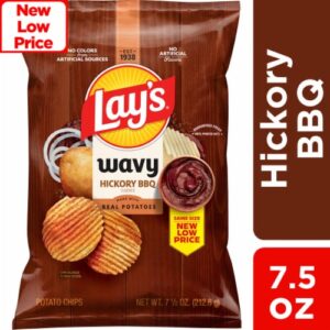 Lay's® Hickory Barbecue Wavy Potato Chips, 7.5 oz Lay's® Hickory Barbecue Wavy Potato Chips, 7.5 oz