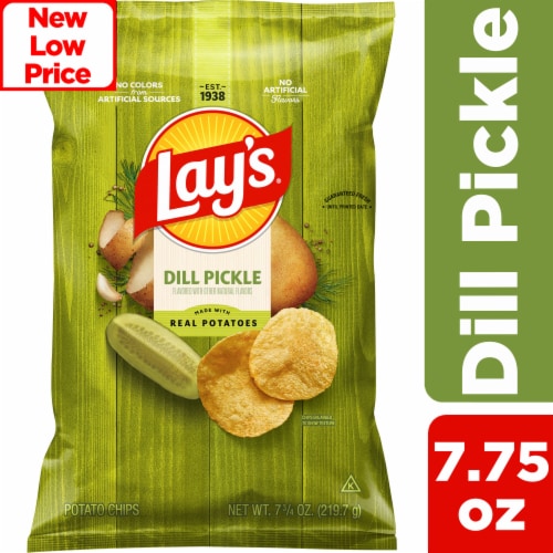 Lay's® Dill Pickle Potato Chips, 7.75 oz Lay's® Dill Pickle Potato Chips, 7.75 oz