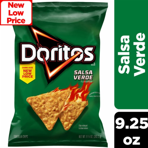 Doritos Tortilla Chips Salsa Verde Flavor, 9.25 oz Doritos Tortilla Chips Salsa Verde Flavor, 9.25 oz