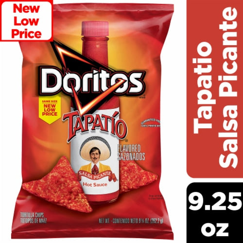 Doritos Tapatio Tortilla Chips Hot Sauce, 9.25 oz Doritos Tapatio Tortilla Chips Hot Sauce, 9.25 oz