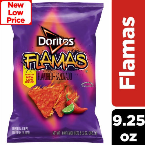 Doritos Tortilla Chips Flamas Flavor, 9.25 oz Doritos Tortilla Chips Flamas Flavor, 9.25 oz