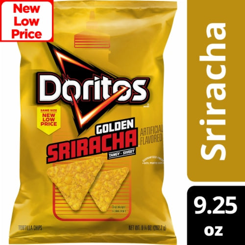 Doritos® Golden Sriracha Flavored Tortilla Chips, 9.25 oz Doritos® Golden Sriracha Flavored Tortilla Chips, 9.25 oz