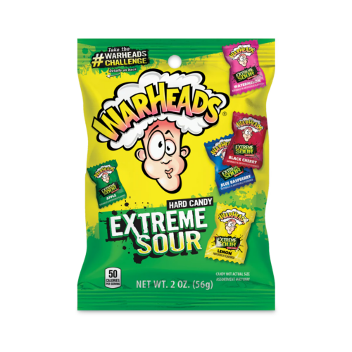 Warheads Extreme Sour Hard Candy 56g Warheads Extreme Sour Hard Candy 56g