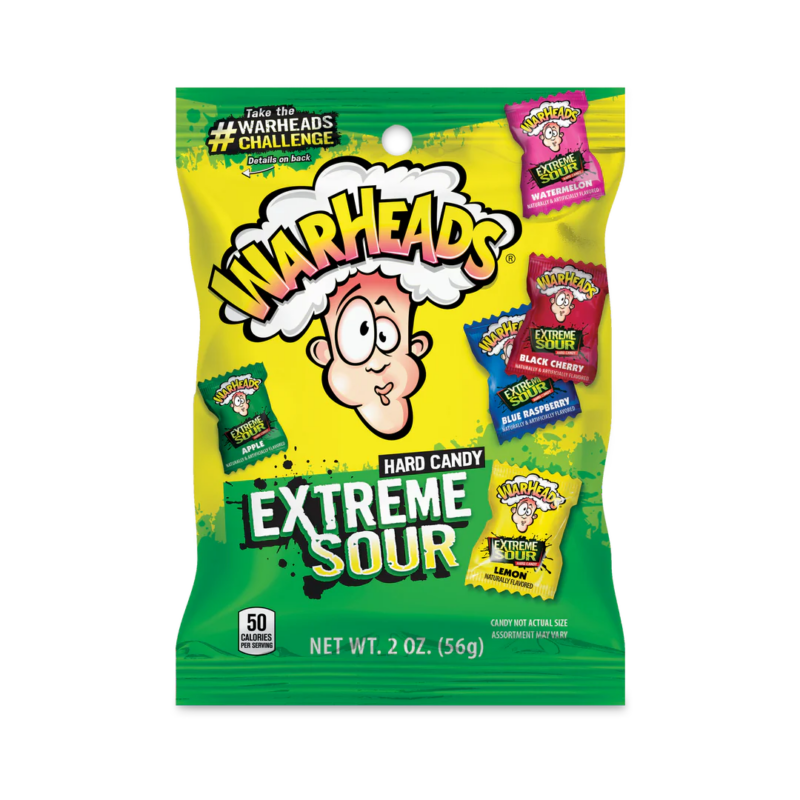 Warheads Extreme Sour Hard Candy 56g
