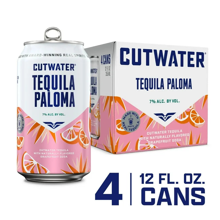 Cutwater Tequila Paloma 4-Pack (12oz Cans) Cutwater Tequila Paloma 4-Pack (12oz Cans)