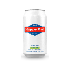 Happy Dad Lemon Lime Hard Seltzer Can