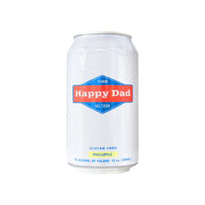 Happy Dad Pineapple Hard Seltzer Can