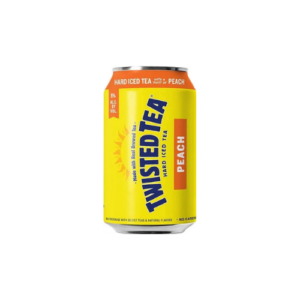 Twisted Tea Peach Hard Iced Tea | 355ml Can Twisted Tea Peach Hard Iced Tea | 355ml Can