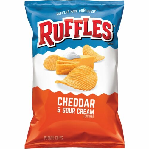 Ruffles Cheddar & Sour Cream Potato Chips 184g Ruffles Cheddar & Sour Cream Potato Chips 184g