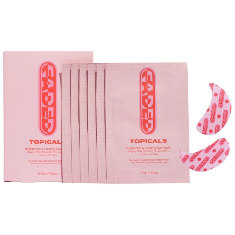 Topicals Faded Under Eye Brightening & Clearing Eye Patches 6 Pack Topicals Faded Under Eye Brightening & Clearing Eye Patches 6 Pack