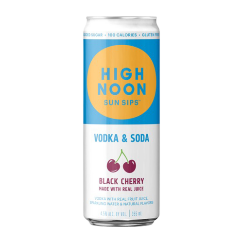highnoon_blackcherry_can High Noon Black Cherry Vodka Seltzer 355ml
