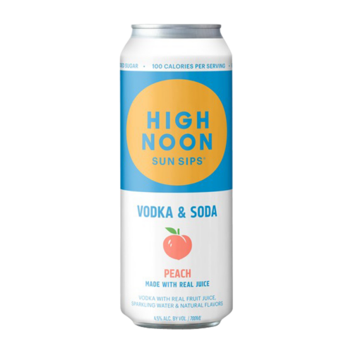 highnoon_peach_can High Noon Peach Vodka Seltzer 355ml