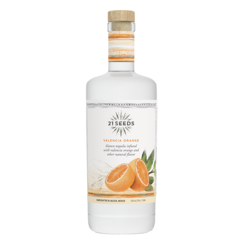 21seeds_valencia_orange_blanco_tequila_750ml 21Seeds Valencia Orange Blanco Tequila 750ml
