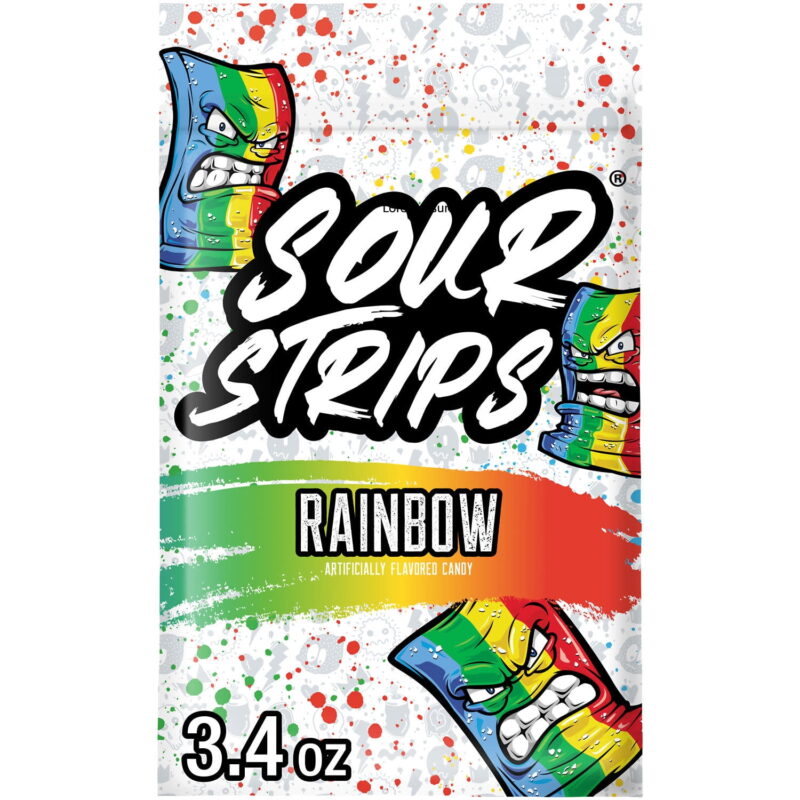 3559 Sour Strips Assorted Flavours 96g (Case of 12)