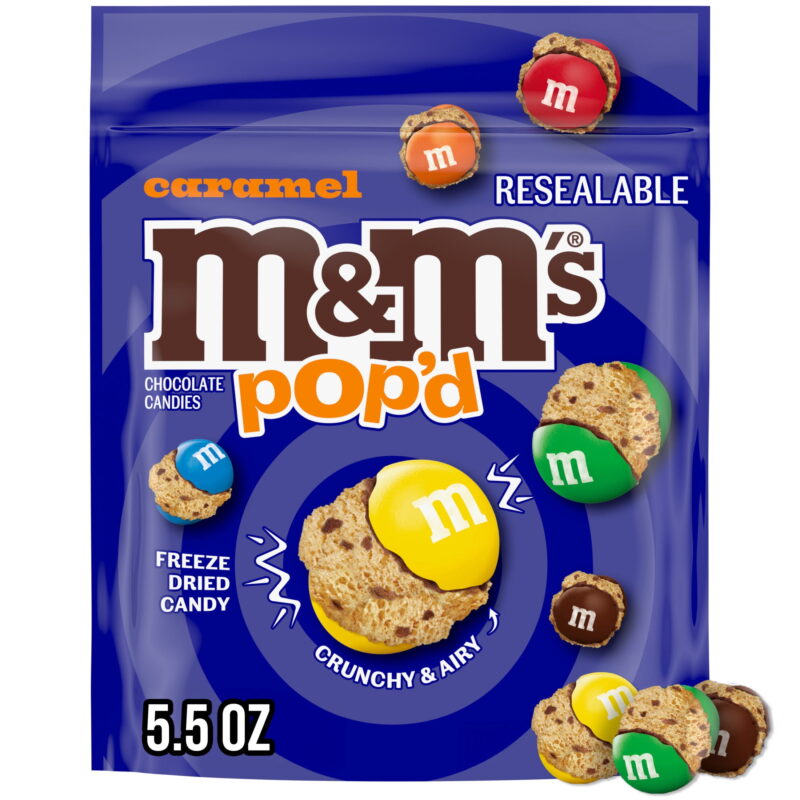 3563 M&M's POP'd Caramel 156g (Case of 8)