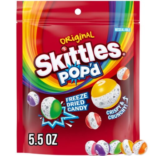 3564 Skittles POP'd Bulk Value Bag 907g (Single Unit)