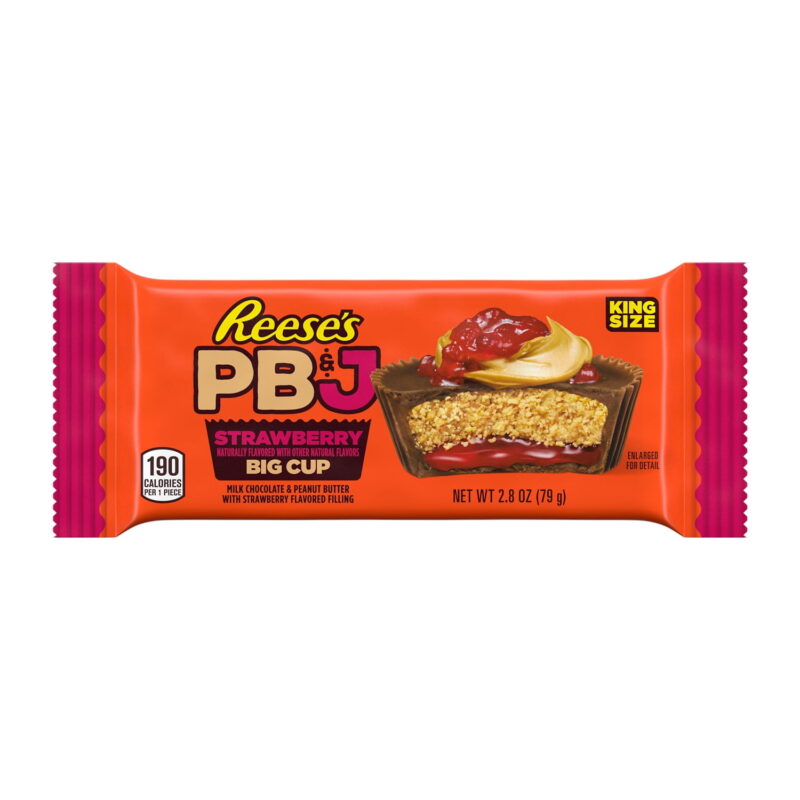 3572 Reese's PB&J Big Cup Strawberry 40g (Case of 16)