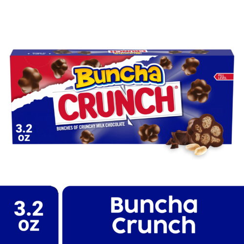 3650 Buncha Crunch Candy Bar Box 3.2 oz. - 12/Case