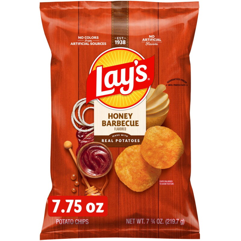 Lay's Kettle Cooked Regular Potato Chips-1 oz.-104/Case