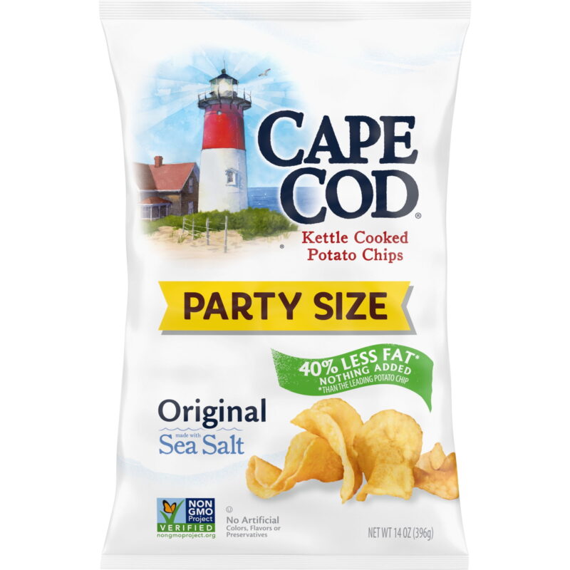 3707 Cape Cod Original Salted Potato Chips-5 oz.-8/Case