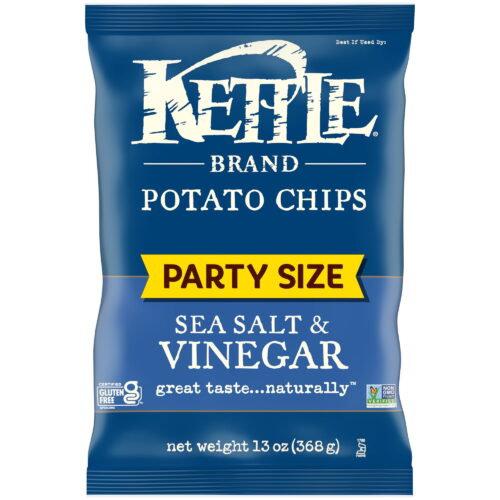 3710 Kettle Foods Chips Sea Salt & Vinegar-5 oz.-8/Case