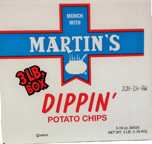 3719 Martin's Dippin' Waffle Cut Potato Chips - 3 lb.