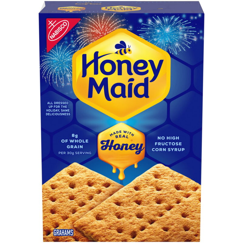Nabisco Honey Maid 3-Count Honey Graham Crackers Snack Pack - 150/Case
