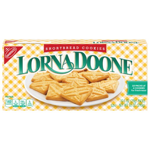 3727 Nabisco Lorna Doone 1 oz. Shortbread Cookie Snack Pack - 120/Case