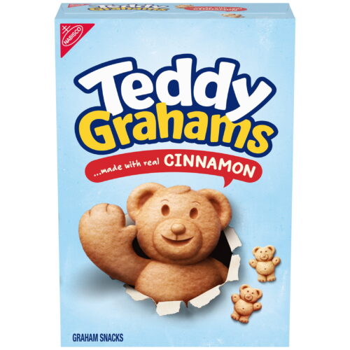 3729 Nabisco Teddy Grahams .75 oz. Cinnamon Flavored Snack Pack - 150/Case