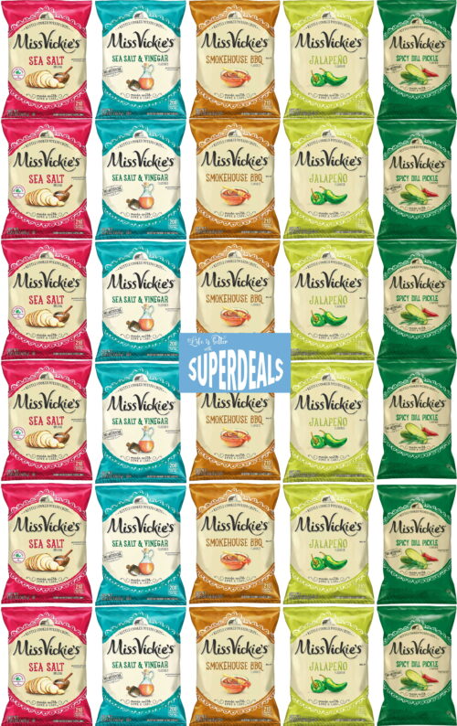 Miss Vickie's Kettle Potato Chip Variety Pack - 60/Case