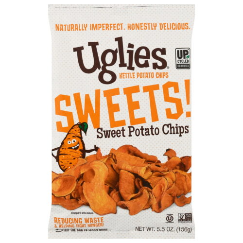 3752 Uglies Kettle Sweet Potato Chips 1.5 oz. - 24/Case