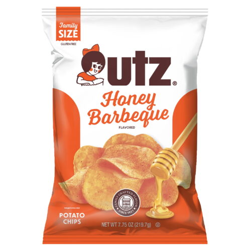 3766 Utz Mesquite Barbecue Potato Chips-2 oz.-25/Case
