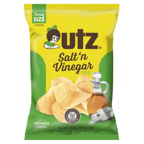3767 Utz Salt & Vinegar Chips-2.75 oz.-14/Case