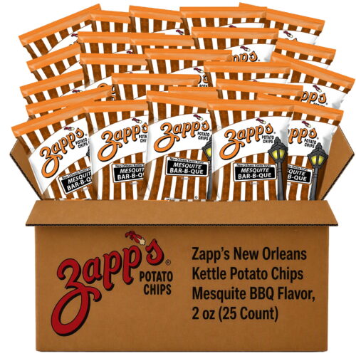 Zapp's Potato Chips Mesquite Bbq Kettle Chips-2.5 oz.-10/Case