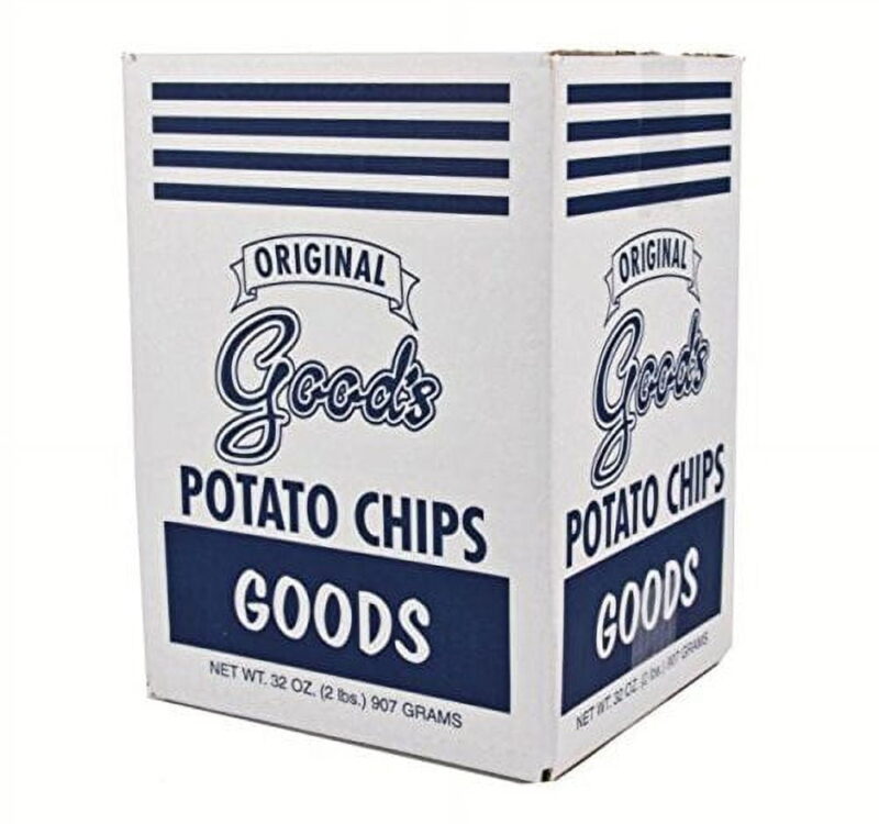 Good's Blue Original Kettle Cooked Potato Chips 1 oz. - 24/Case