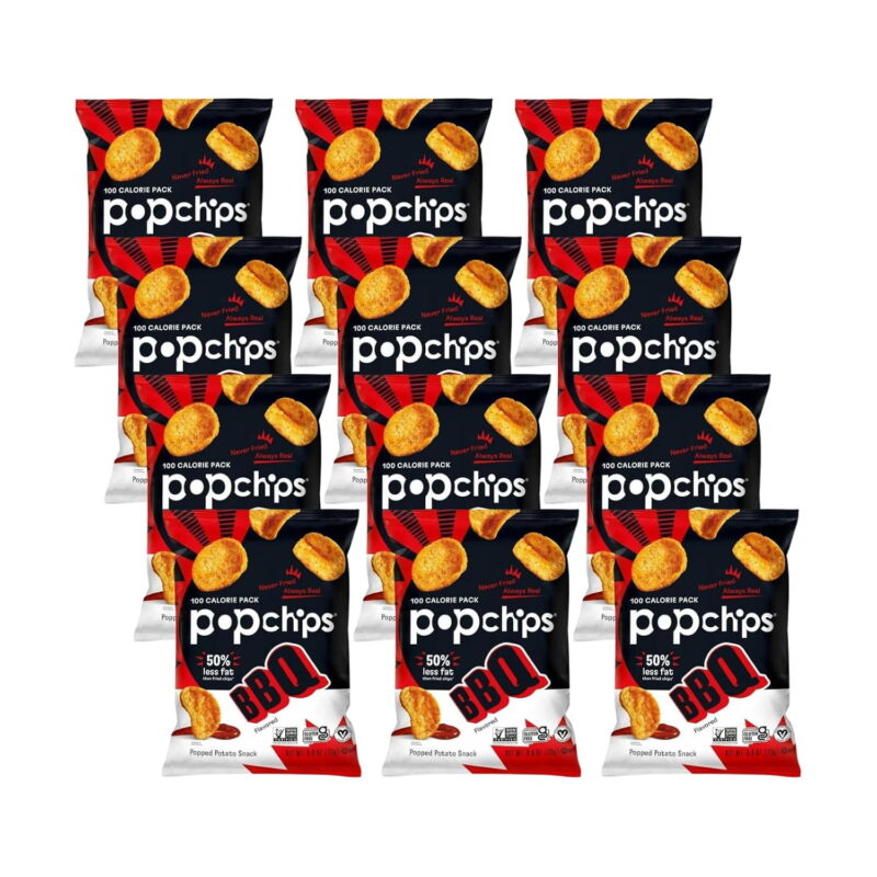 Popchips Barbecue Popped Potato Chips-5 oz.-12/Case