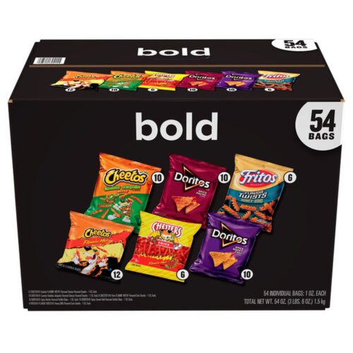 Frito-Lay Bold Mix, Variety Pack, 1 oz, 54 ct Frito-Lay Bold Mix, Variety Pack, 1 oz, 54 ct (Case)