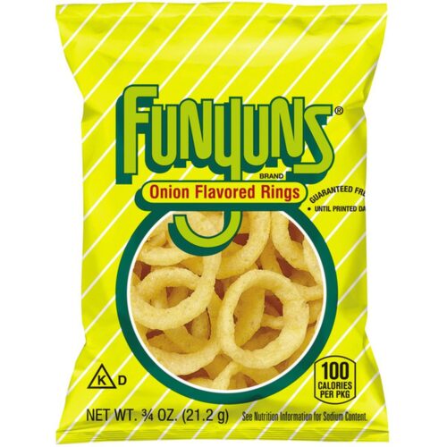 Frito-Lay Funyuns Onion Rings, 0.75 oz, 50 ct Frito-Lay Funyuns Onion Rings, 0.75 oz, 50 ct (Case)