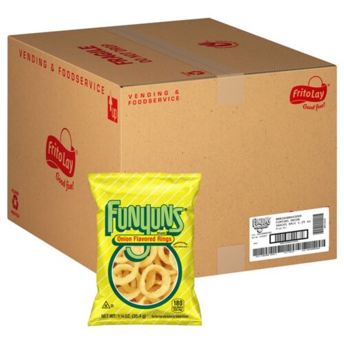 Frito-Lay Funyuns Onion Rings, 1.25 oz, 64 ct (Case)