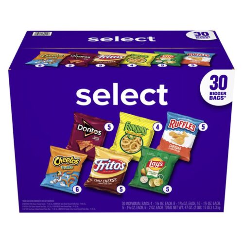 Frito-Lay Select Mix, Variety Pack, 30 ct Frito-Lay Select Mix, Variety Pack, 30 ct (Case)