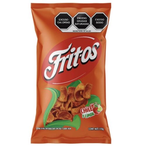 Fritos Chile Y Limon Chips (Imported), 170g, 20 ct (Case)