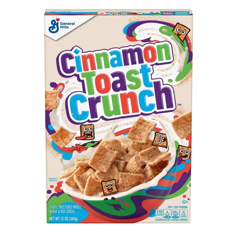 General Mills Cinnamon Toast Crunch, 340g, 12 ct (Case) General Mills Cinnamon Toast Crunch, 340g, 12 ct (Case)
