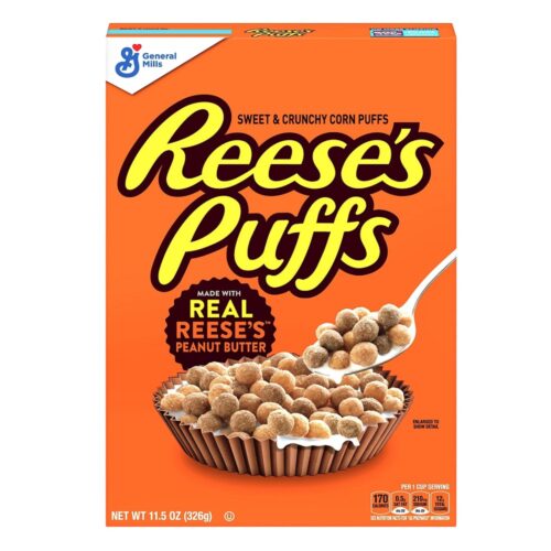 General Mills Reese's Puffs, 326g, 12 ct (Case) General Mills Reese's Puffs, 326g, 12 ct (Case)