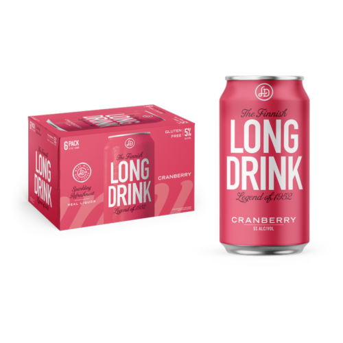 Long Drink Cranberry 355ml