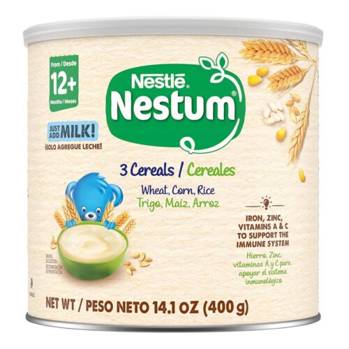 Nestle Nestum Infant Cereal, 3 Cereals, 400g, 6 ct (Case)