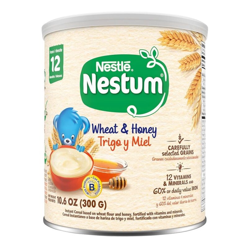 Nestle Nestum Wheat & Honey Cereal, 298g, 12 ct (Case)