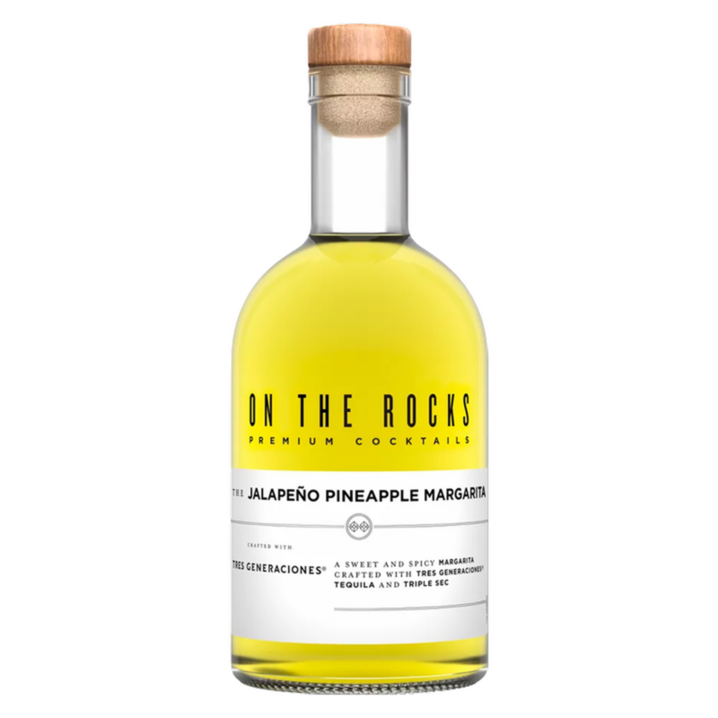 on_the_rocks_tres_generaciones_jalapeno_pineapple_margarita_375ml_375ml On The Rocks Tres Generaciones Jalapeno Pineapple Margarita 375ml