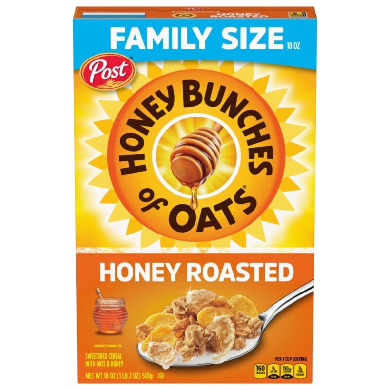 Post Honey Bunches of Oats Honey Roasted, 510g, 12 ct (Case) Post Honey Bunches of Oats Honey Roasted, 510g, 12 ct (Case)