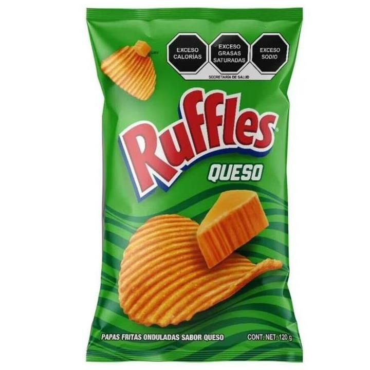 Ruffles Queso Verde Chips (Imported), 120g, 30 ct (Case) Ruffles Queso Verde Chips (Imported), 120g, 30 ct (Case)